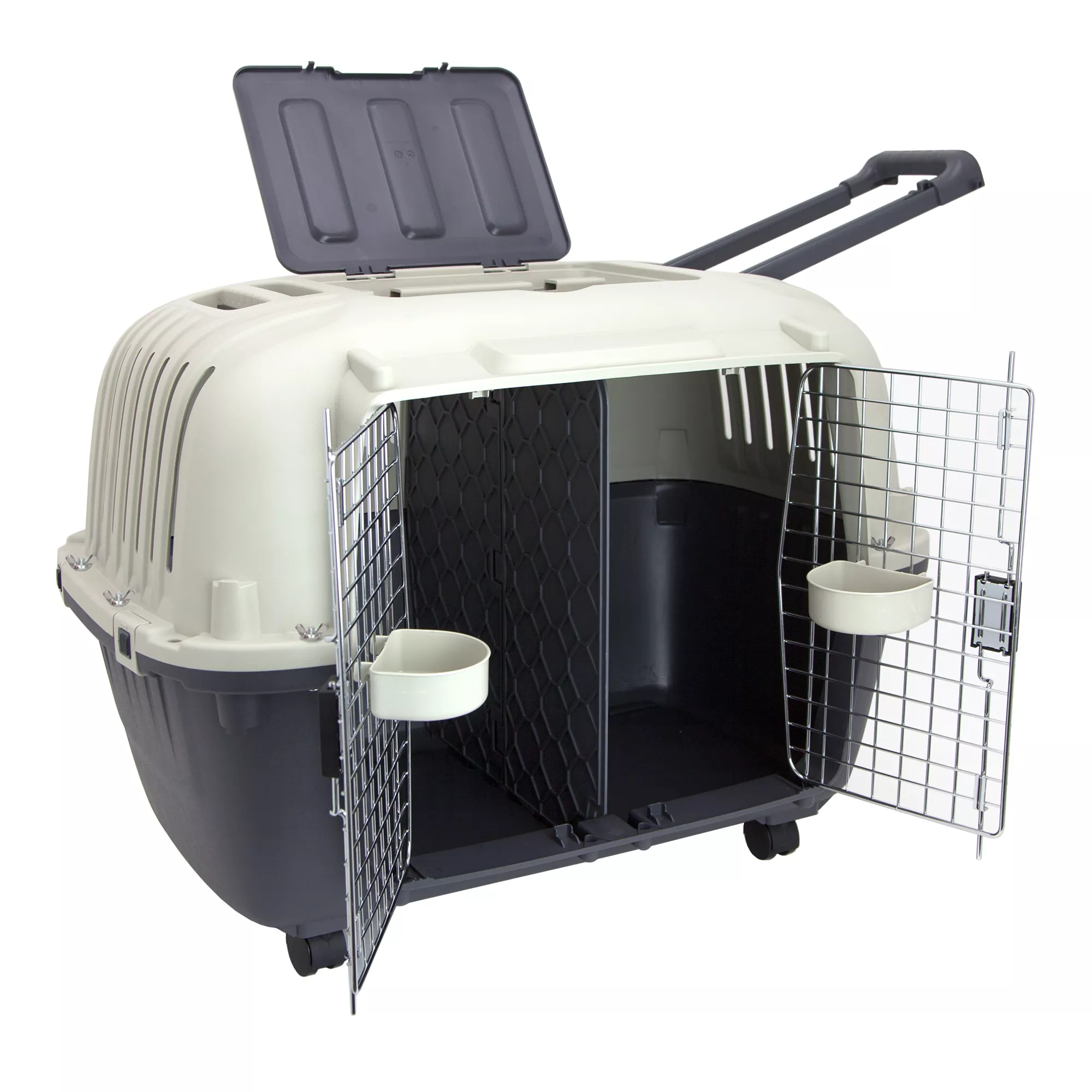 Sport Pet 34in Multifunctional Dog Kennel for Travel - Beige