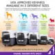 Product Sport Pet Plastic Travel Kennel for Dogs - White