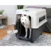 Sport Pet Plastic Travel Kennel for Dogs - Plastic Pet Carrier, White image thumbnail 3