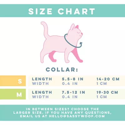 Product Sassy Meow Green Lion King Collar
