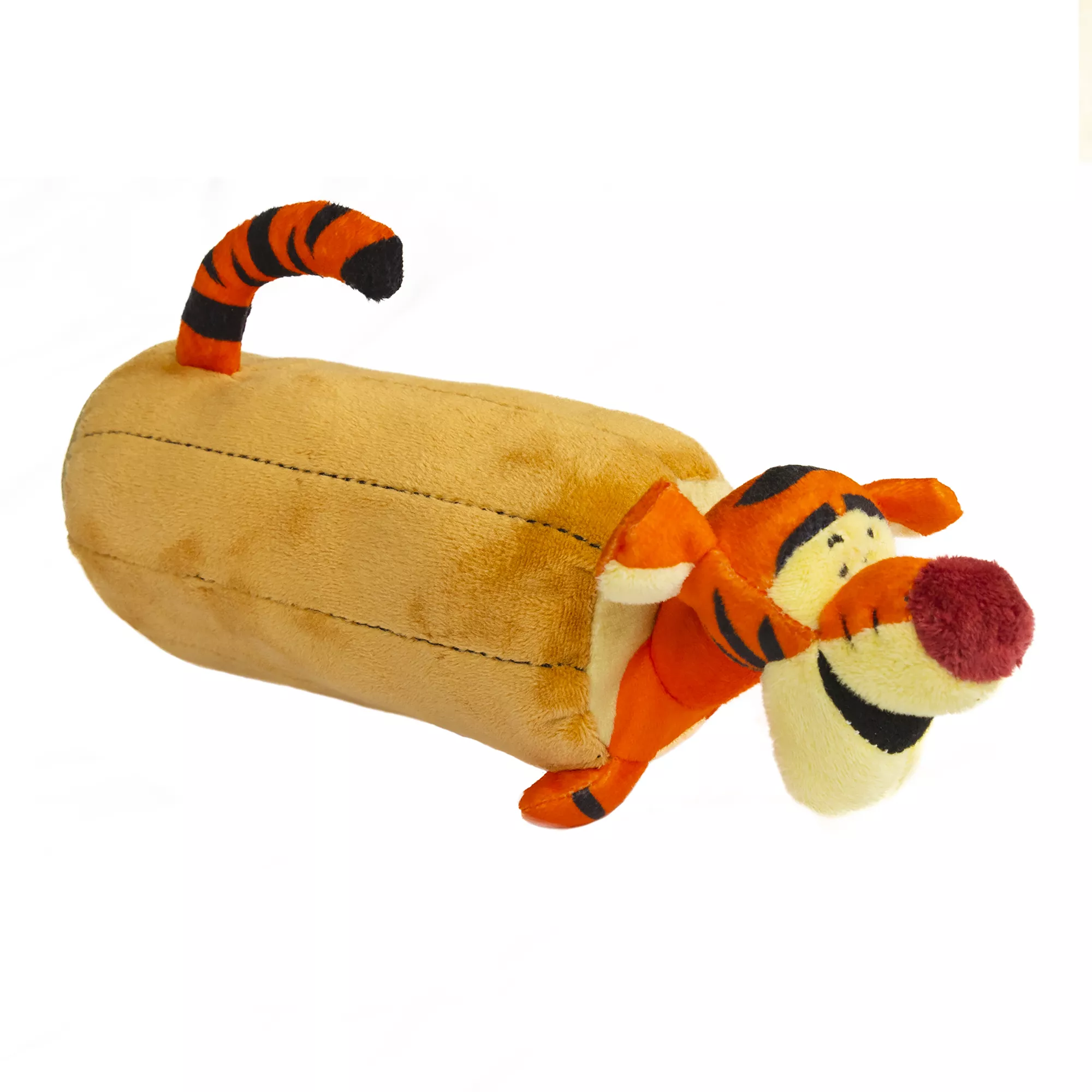 Winnie The Pooh Tigger Log Crinkle Bottle Dog Toy