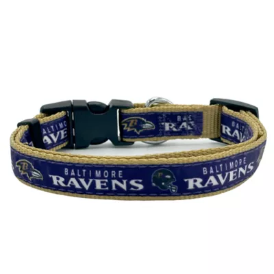 Pets First Baltimore Ravens Satin Dog Collar - Image 2