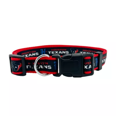 Pets First NFL Houston Texans Satin Dog Collar - Image 1