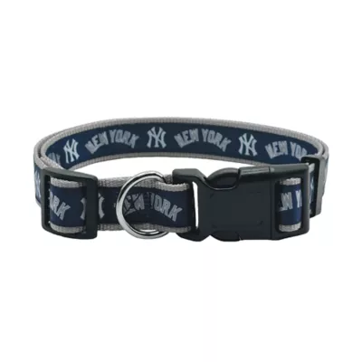 Pets First MLB New York Yankees Satin Dog Collar - Image 1