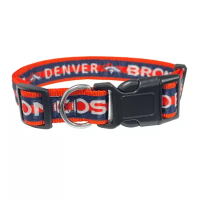  Pets First Denver Broncos Satin Dog Collar - Image 1