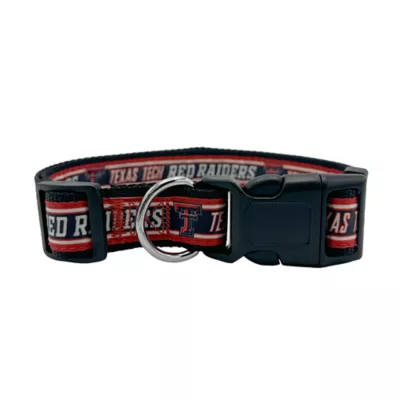 Pets First NCAA Texas Tech Satin Dog Collar - Image 1
