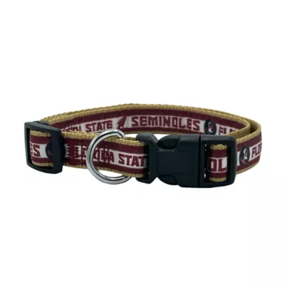 Pets First NCAA Florida State Satin Dog Collar - Image 1