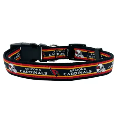 Pets First NFL Arizona Cardinals Satin Dog Collar - Image 2