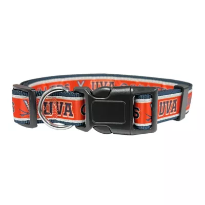 Pets First Virginia Cavaliers Satin Dog Collar - Image 1
