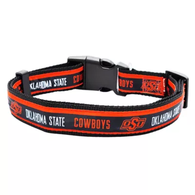 Pets First NCAA Oklahoma State Satin Dog Collar - Image 2