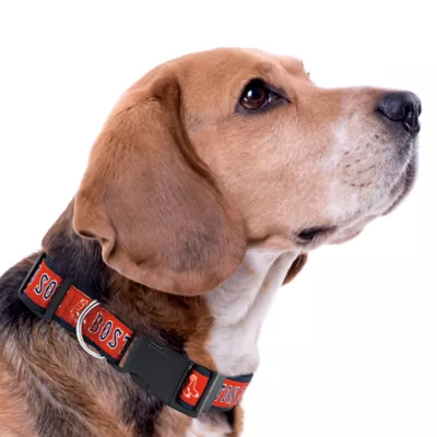 Pets First MLB Boston Red Sox Satin Dog Collar - Image 3