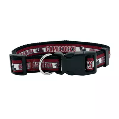 Pets First NCAA South Carolina Satin Dog Collar - Image 1