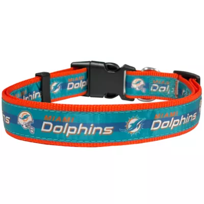 Pets First Miami Dolphins Satin Collar - Image 2