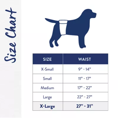 Product Top Paw® Disposable Male Wraps for Dogs, with Swift-Dry® Technology
