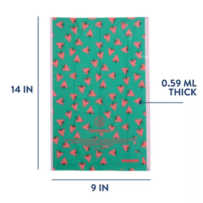Product Top Paw® Extra-Thick Strawberries Dog Waste Bags