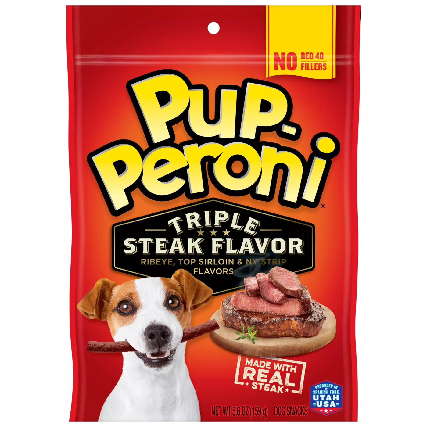 Pup Peroni Triple Steak Flavor Dog Treats 5.6 OZ