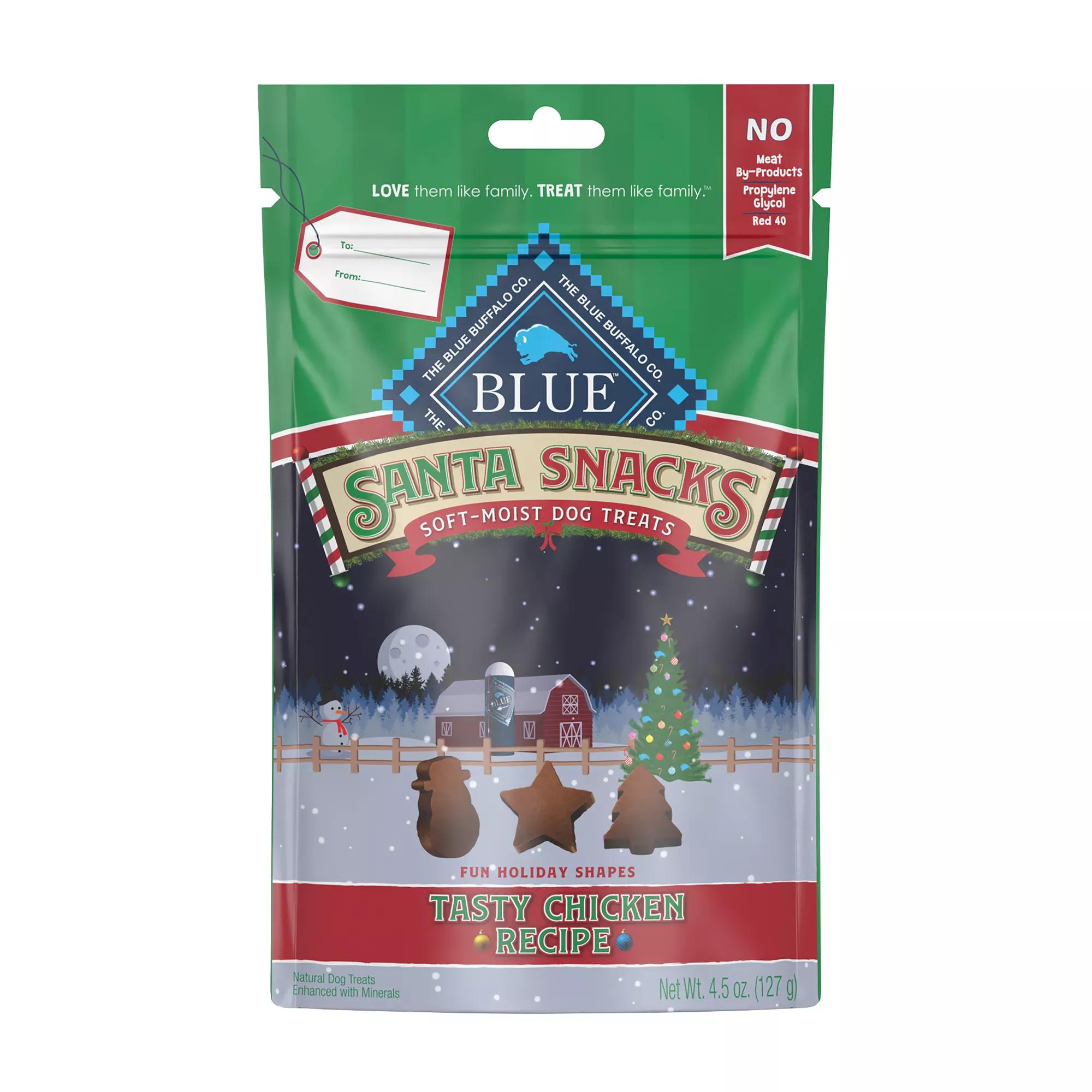 Blue Buffalo Santa Chicken Soft and Chewy 4.5 OZ