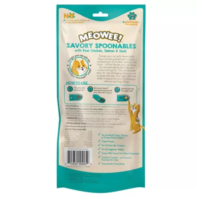 Product Meowee! Savory Spoonables - 4 CT, 1.9 OZ