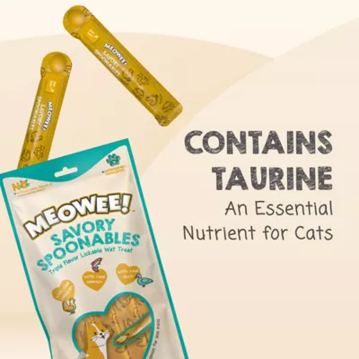 Product Meowee! Savory Spoonables - 4 CT, 1.9 OZ