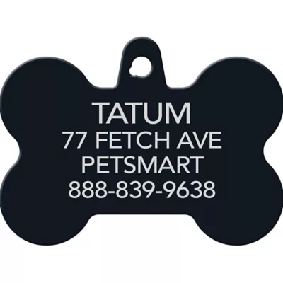 Product TagWorks® Aluminum Bone Shaped ID Tag