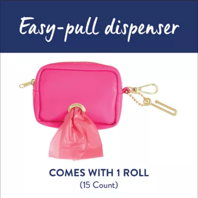 Product Top Paw® Fashion Dog Waste Bag Dispenser - Includes 15 Dog Waste Bags