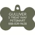 TagWorks® Aluminum Bone Shaped ID Tag image thumbnail 2