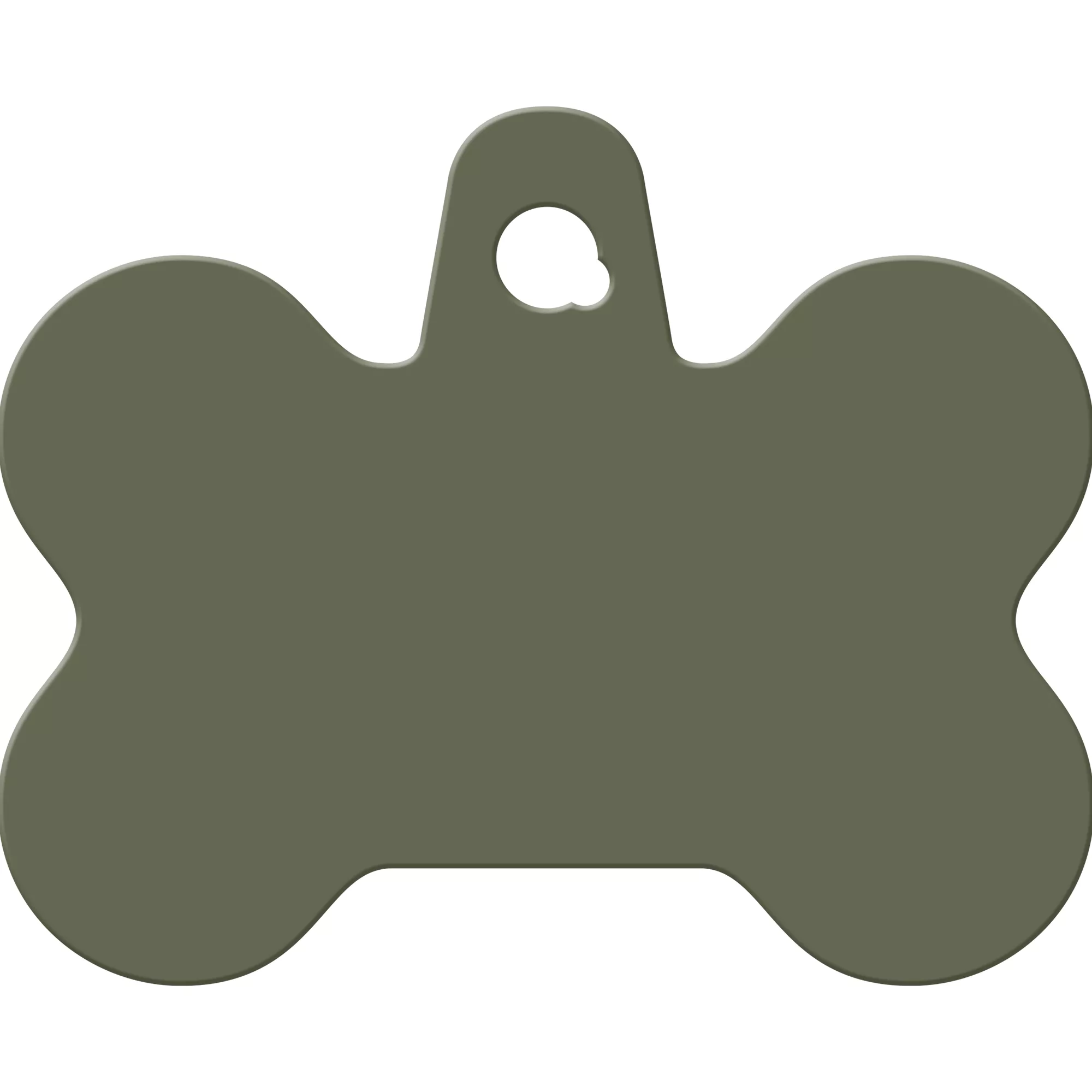 TagWorks® Large Color Bone Shaped ID Tag