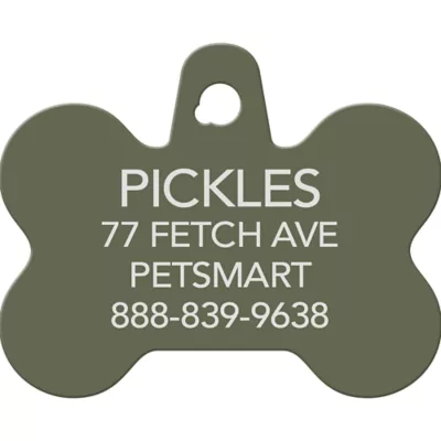 Product TagWorks® Large Color Bone Shaped ID Tag