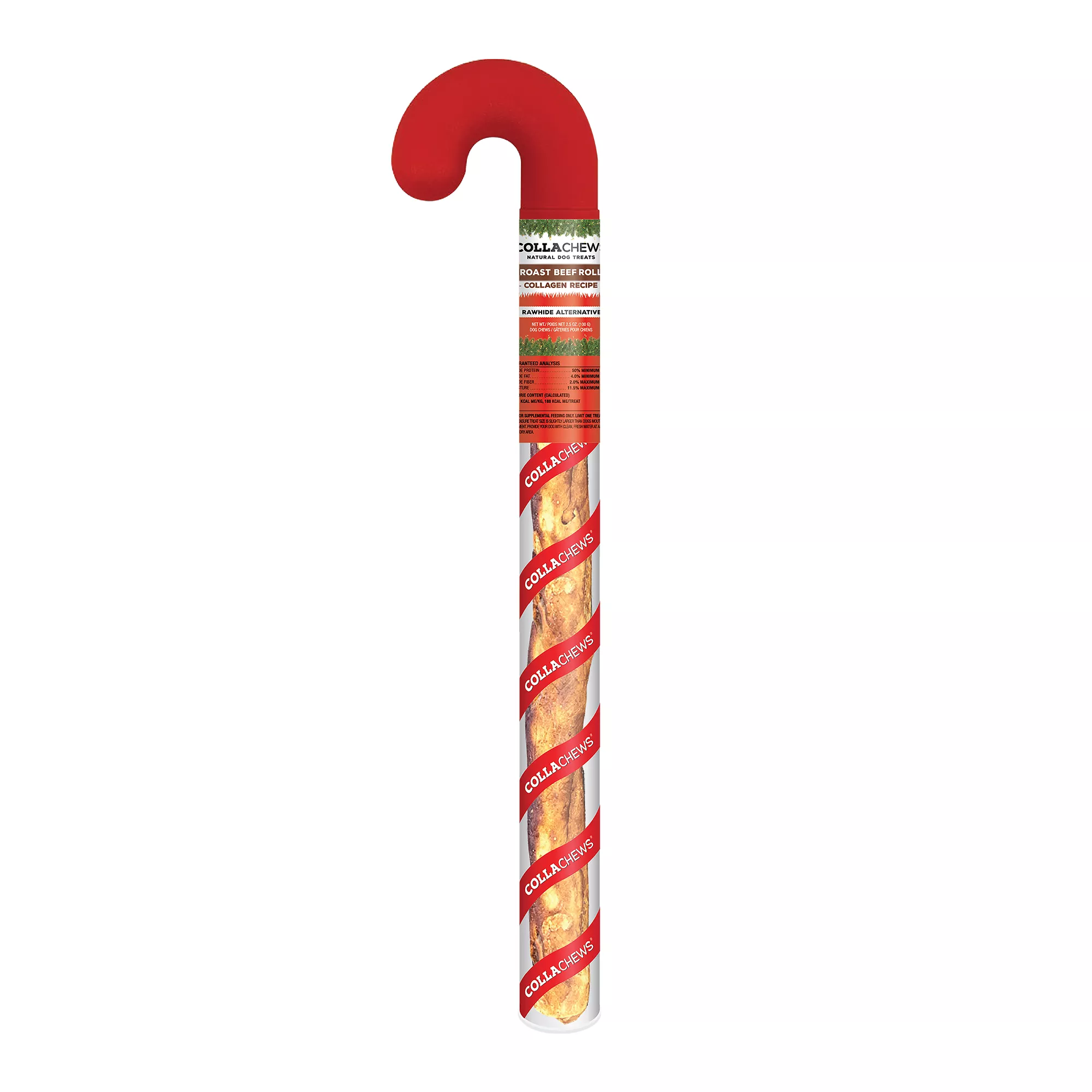 Collachews XL Candy Cane Roll 12 Inch 7.2 OZ