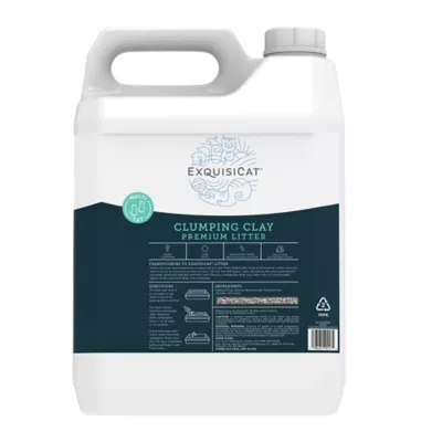 Product ExquisiCat Litter Premium Clumping Multi-Cat Clay Cat Litter - Scented, Low Dust