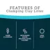 ExquisiCat Litter Premium Clumping Multi-Cat Clay Cat Litter - Unscented, Low Dust image thumbnail 4