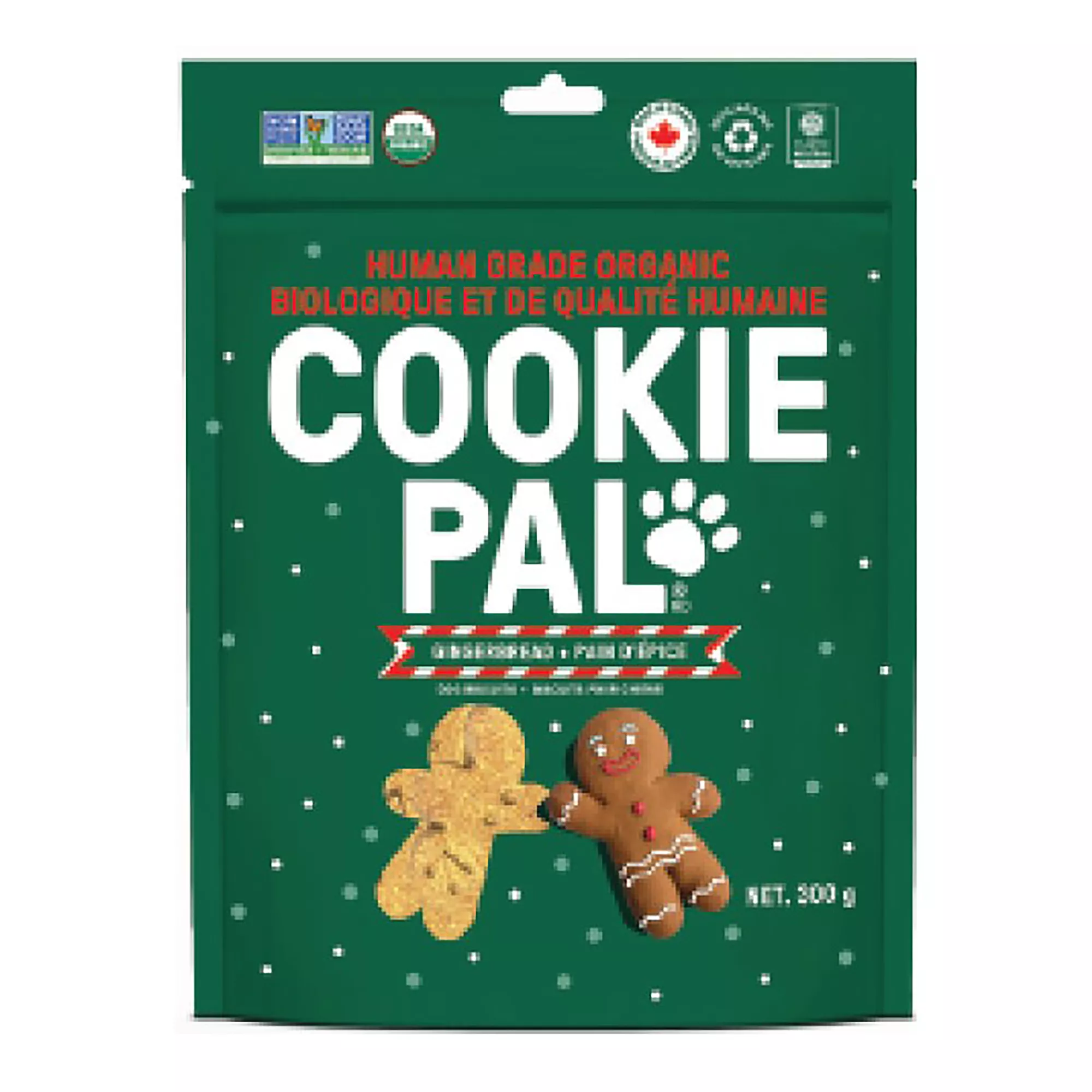 Cookie Pal Holiday Adult Dog Biscuits - Gingerbread