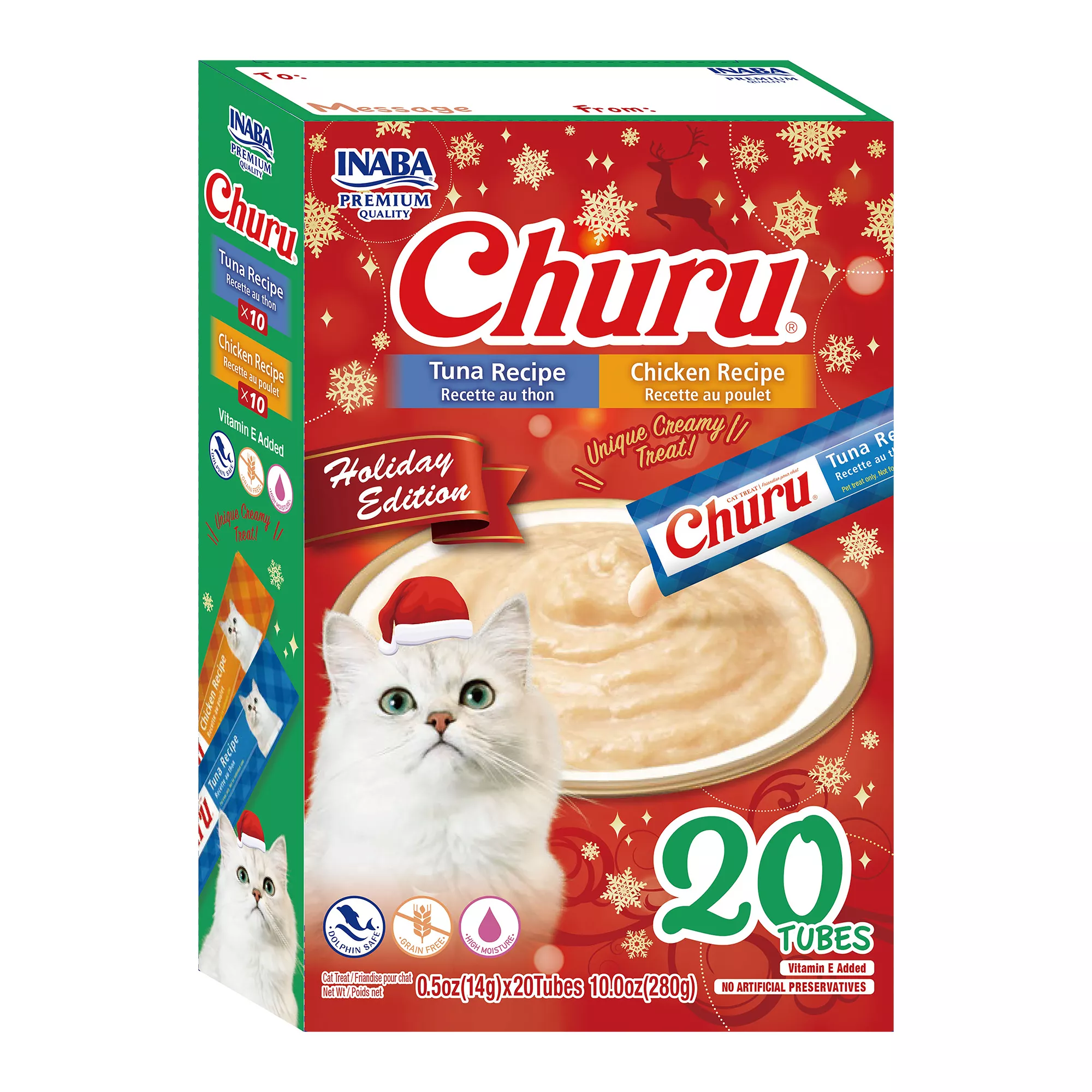 Inaba Churu Purées Holiday Edition, 20 Pack