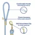 Top Paw® Light Blue Fashion Rope Dog Leash image thumbnail 3