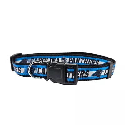 Pets First Carolina Panthers Satin Collar - Image 1
