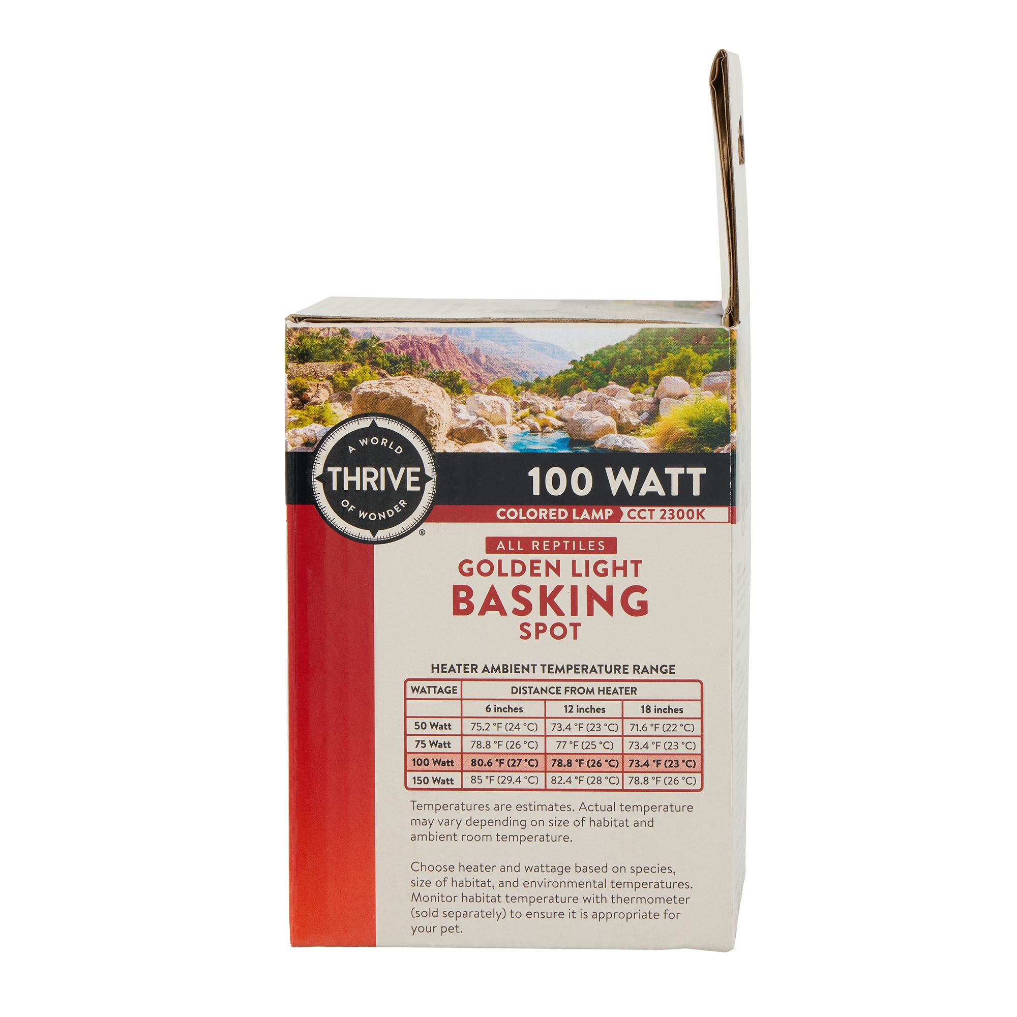Thrive® Golden Light Basking Spot - Basking Heat Bulb - 50-150W - thumbnail 3
