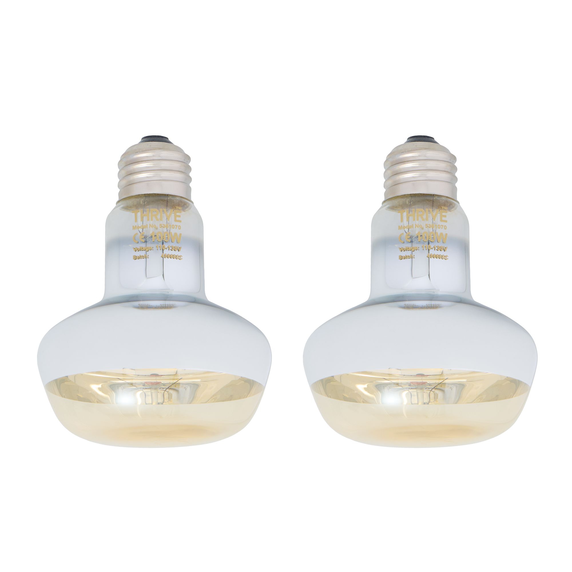 Thrive® Golden Light Basking Spots 2-pack - Basking Heat Bulb - 50-150W, 2 ct - thumbnail 2