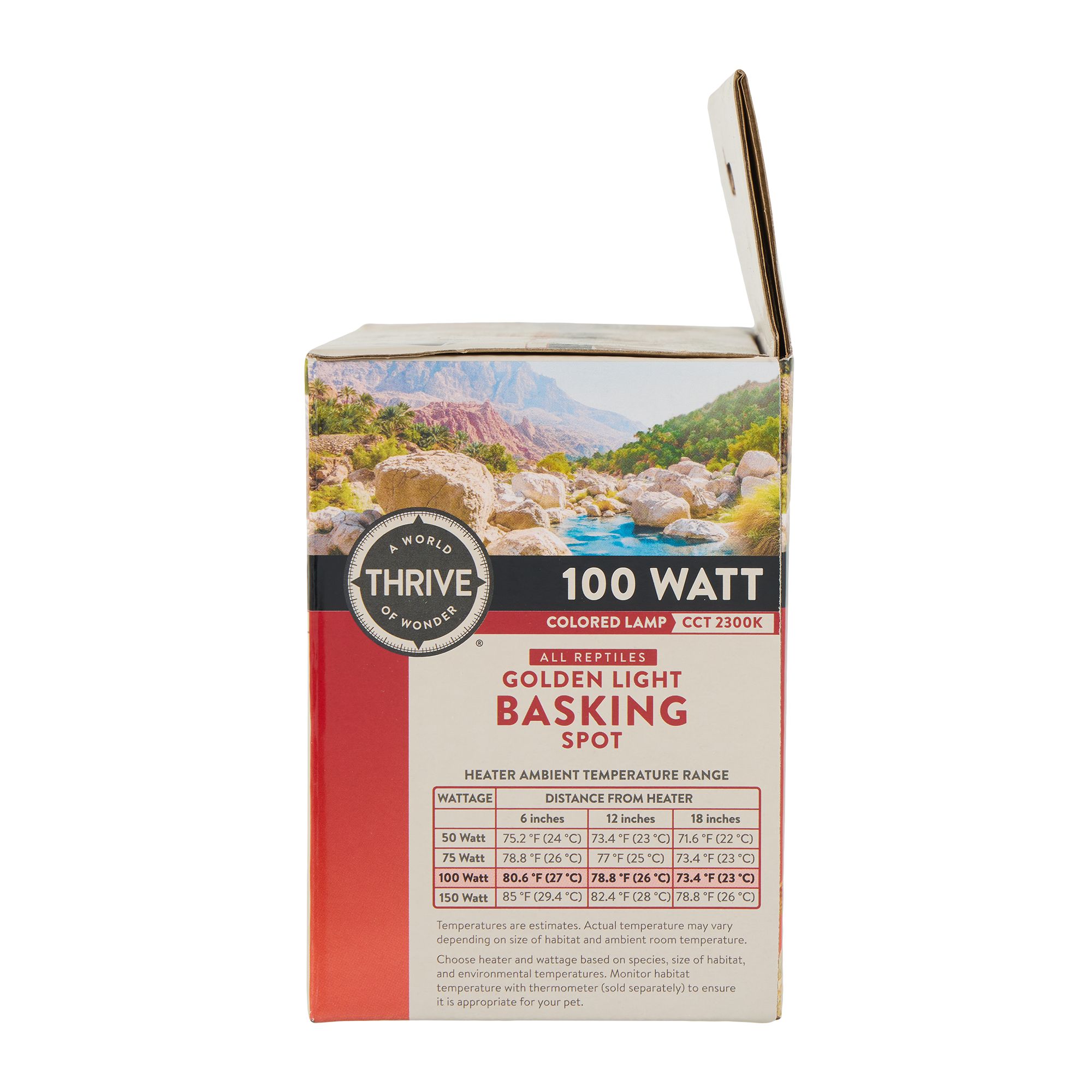 Thrive® Golden Light Basking Spots 2-pack - Basking Heat Bulb - 50-150W, 2 ct - thumbnail 3