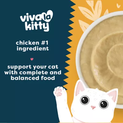 Product Viva La Kitty Adult Cat Wet Food - Mousse, 2.8 Oz