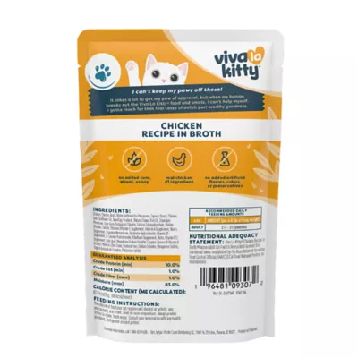 Product Viva La Kitty Adult Cat Wet Food - Mousse, 2.8 Oz