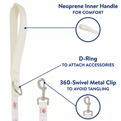 Product Top Paw® Flower Fashion Dog Leash, 4 ft