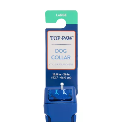 Product Top Paw® Blue Shark Dog Collar with Bow