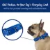 Top Paw® Blue Shark Dog Collar with Bow image thumbnail 2