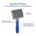 Top Paw® Small Self-Cleaning Metal Slicker Brush image thumbnail 2