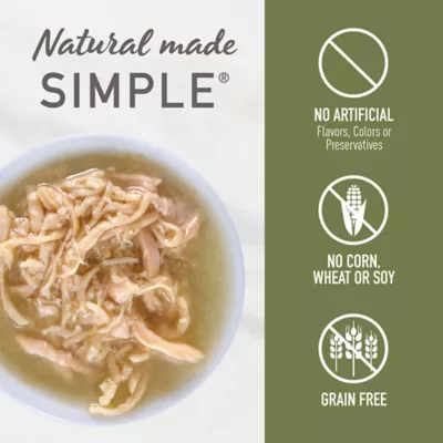 Product Simply Nourish Cat - Kitten, Wet Food, Stew, Grain Free, Chicken, Salmon, 2.8 OZ