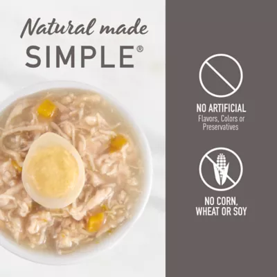 Product Simply Nourish Cat - Adult, Wet Food, Stews, Shredded, Chicken, Quail Egg, 2.8 OZ