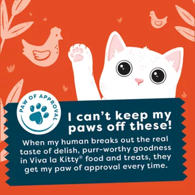 Product Viva La Kitty Adult Cat Wet Food - Shreds in Broth, 3 Oz
