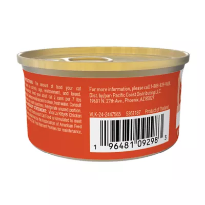 Product Viva La Kitty Adult Cat Wet Food - Shreds in Broth, 3 Oz