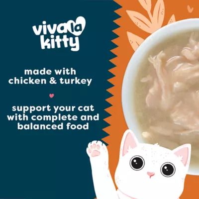 Product Viva La Kitty Adult Cat Wet Food - Shreds in Gravy, 3 Oz