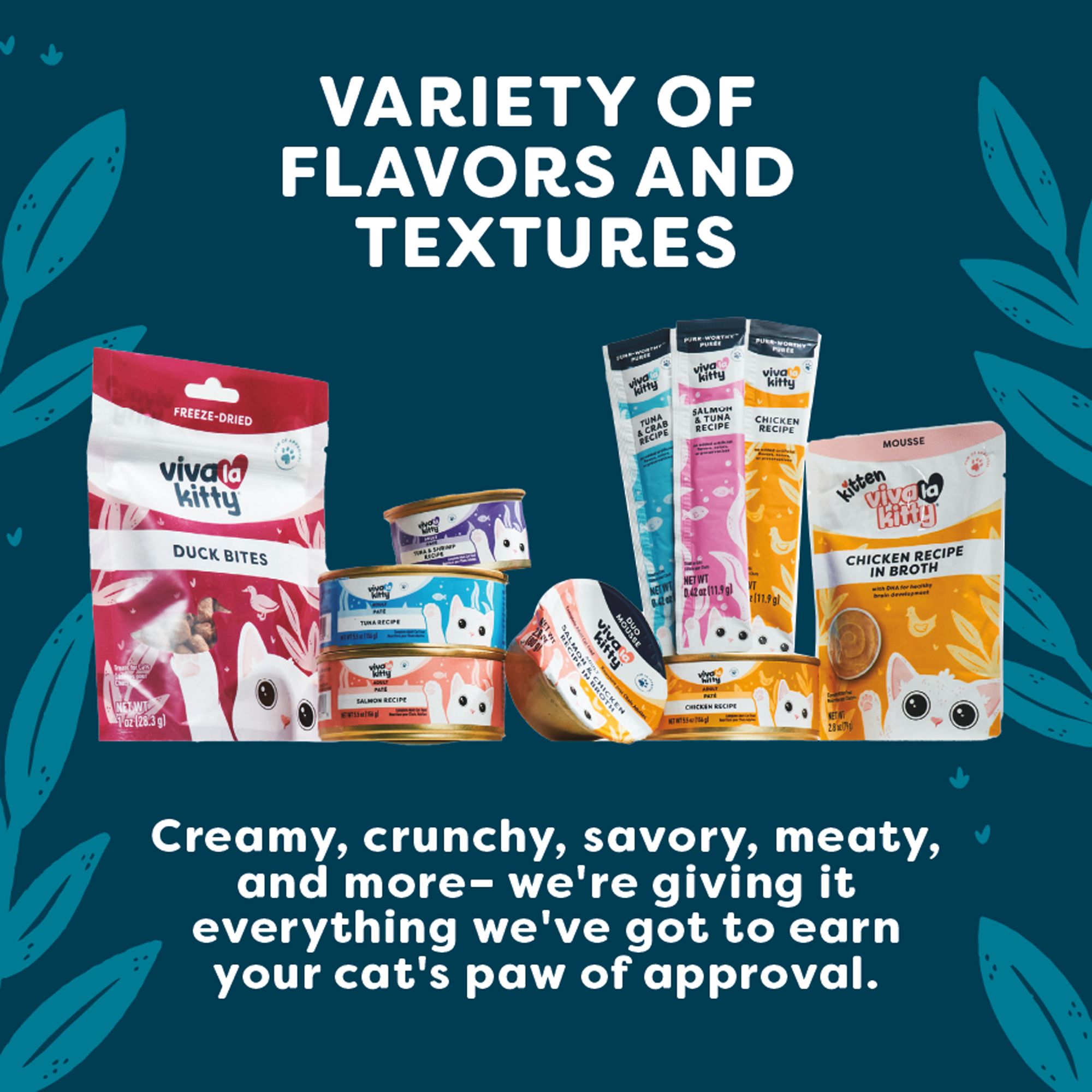 ushihito やわらかこいぬちゃん やわらかとらねこくん 2点セット Viva La Kitty® Adult Wet Cat Food Variety Pack - Chicken Shreds